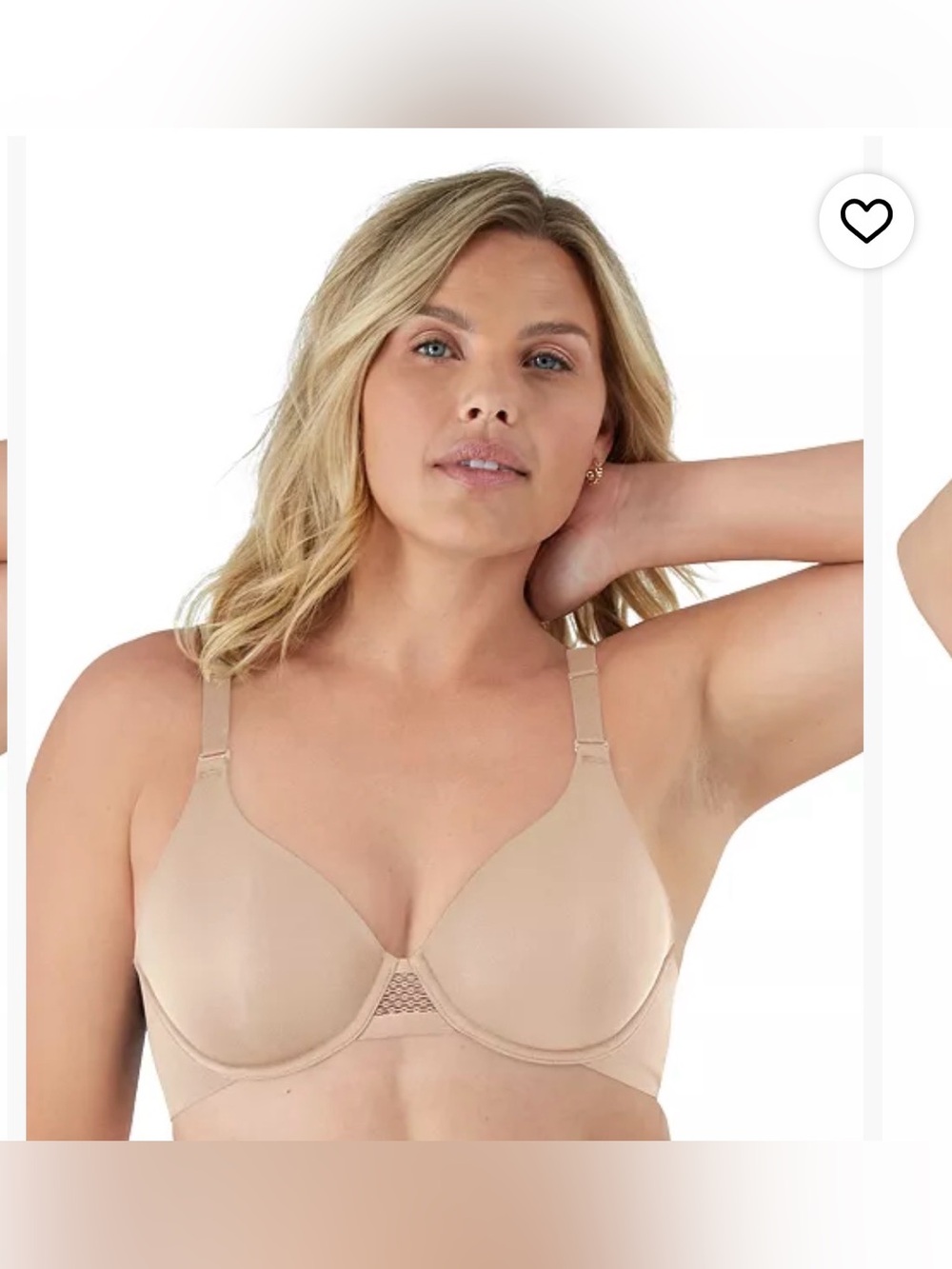 NWT Bali Women's Ultimate Smoothing Lightweight T-Shirt Underwire Bra DF4481